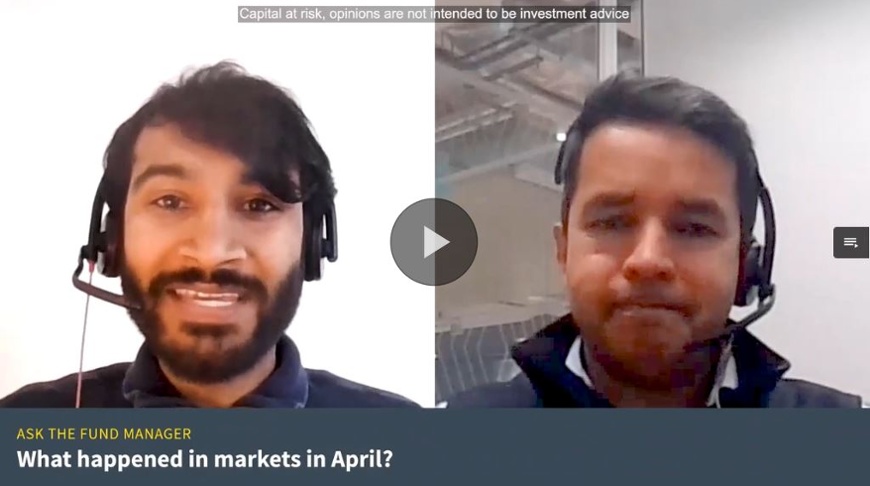 Ask the Fund Manager, Sunil Krishnan - What happened to markets in April?